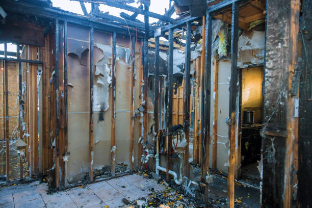 Professional Fire Damage Restoration technician working in Haltom City, TX